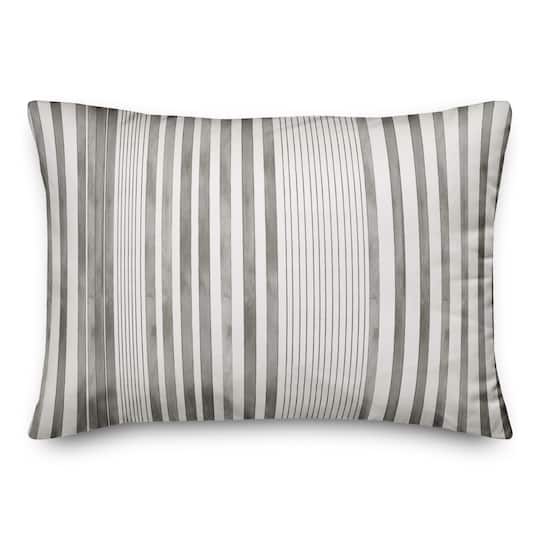 Stripes Watercolor Throw Pillow
